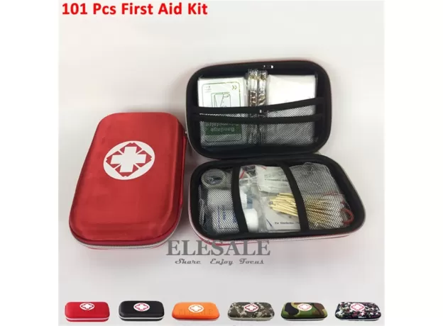 PORTABLE OUTDOOR WATERPROOF EVA FIRST AID KIT FOR FAMILY OR CAMPING TRAVEL EMERGENCY MEDICAL TREATMENT