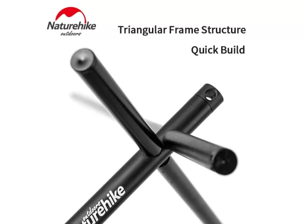 ALUMINUM ALLOY HANGING RACK OUTDOOR CAMPING TRIANGULAR RACK CAMP TABLEWARE COOKWARE RACK