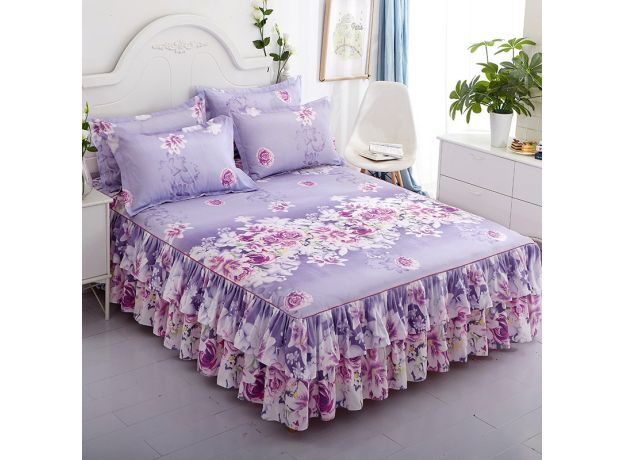 Free Pillowcases Wedding Bedspread Bed Sheet Mattress Cover Full Twin Queen King Size Bedsheets