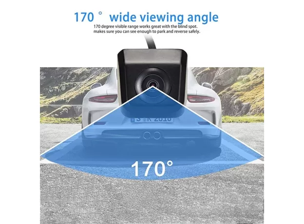 CAR REAR VIEW CAMERA REVERSE UNIVERSAL HD COLOR IMAGE VIDEO NIGHT VISION 170 DEGREE WIDE ANGLE WATERPROOF BACKUP FOR CAR CAMERA