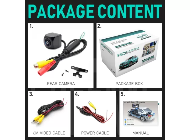 VEHICLE REAR FRONT SIDE VIEW CAMERA