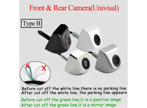 CAR REAR VIEW CAMERA REVERSE & FRONT & INFRARED CAMERA NIGHT VISION FOR PARKING MONITOR WATERPROOF