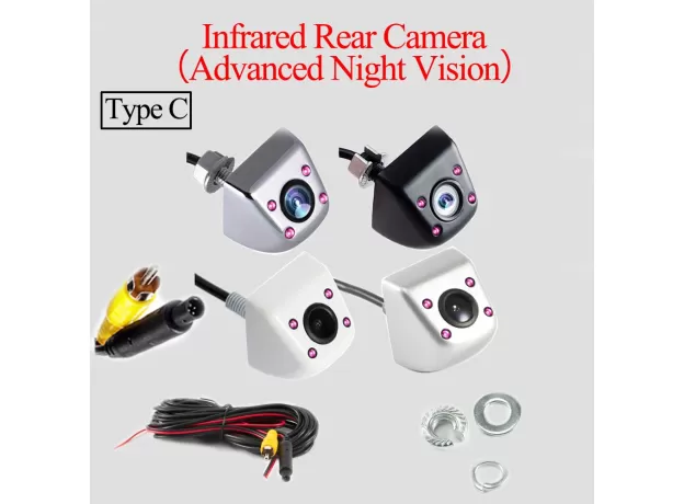 CAR REAR VIEW CAMERA REVERSE & FRONT & INFRARED CAMERA NIGHT VISION FOR PARKING MONITOR WATERPROOF