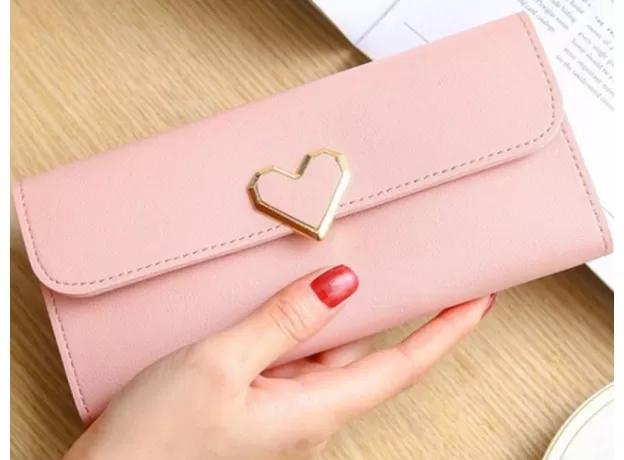 WOMEN LONG WALLETS PURSES LUXURY LOVE HEART WALLETS FOR LADIES GIRL MONEY  POCKET CARD HOLDER FEMALE WALLETS