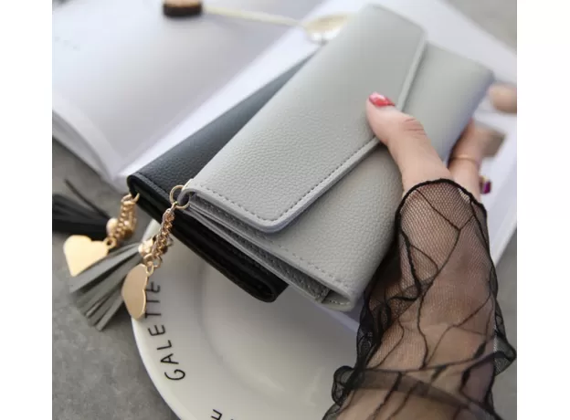 WOMEN WALLETS PHONE CLUTCH BAG PURSES LONG WALLETS FOR GIRL LADIES MONEY COIN POCKET CARD HOLDER TASSEL  WALLETS