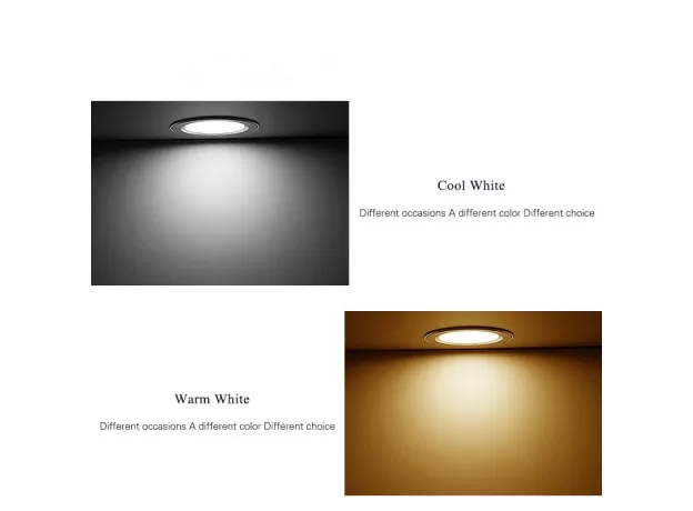 LED CEILING DOWNLIGHT LIGHT COLD WARM WHITE  LAMP