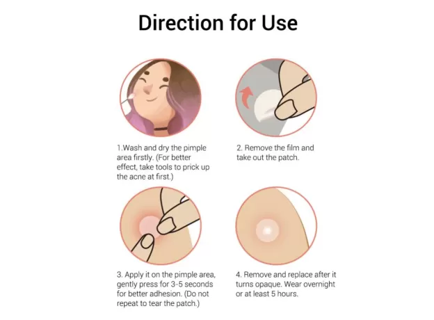 ACNE PIMPLE PATCH ACNE TREATMENT STICKERS PIMPLE REMOVER TOOL BLEMISH TREATMENT SKIN CARE FACIAL MASK