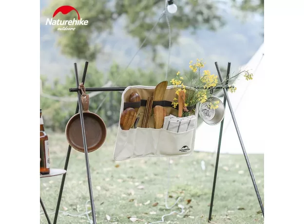 PORTABLE PICNIC TABLEWARE STORAGE BAG CHOPSTICKS STRAW KNIFE AND FORK SPOON BAG