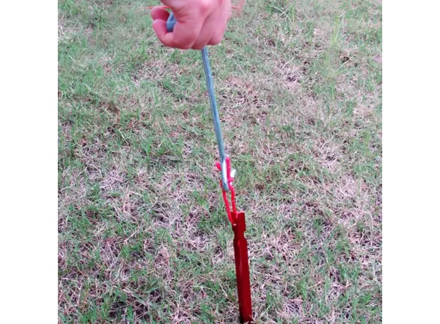 1PCS CAMPING TENT PEG STAKES EXTRACTOR PULLER NAIL RETRACTOR HOOK WRECKING STAPLE REMOVER NAIL PULLER