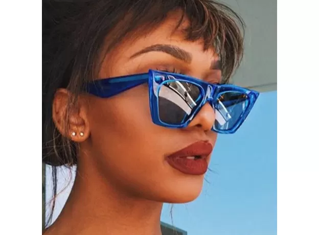 RETRO SQUARE SUNGLASSES BRAND DESINGER CAT EYE SUN GLASSES