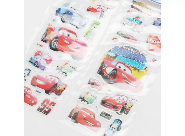 PACK OF 6 DISNEY PIXAR CARS 3 TOYS STICKERS LIGHTNING MCQUEEN MATER JACKSON BLACK STORM RAMIREZ