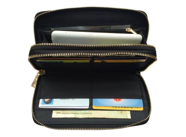 WOMEN WALLET BIG FEMALE MONEY POCKET LEOPARD LEATHER BRAND LADIES LONG WALLETS CARD CLUTCH