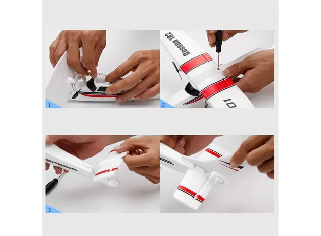 ELECTRIC RC AIRPLANE RTF – EPP FOAM CESSNA 182 UAV GLIDER PLANE