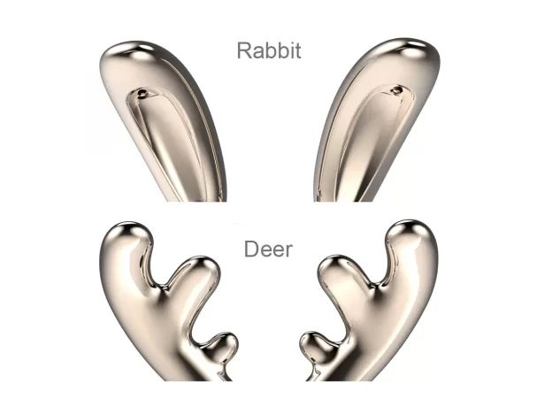 DEER RABBIT LED NIGHT LIGHT SILICONE ANIMAL CARTOON DIMMABLE LAMP USB RECHARGEABLE FOR CHILDREN