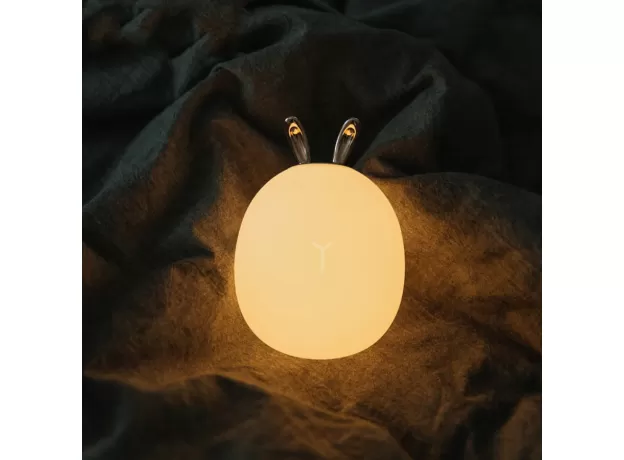 DEER RABBIT LED NIGHT LIGHT SILICONE ANIMAL CARTOON DIMMABLE LAMP USB RECHARGEABLE FOR CHILDREN