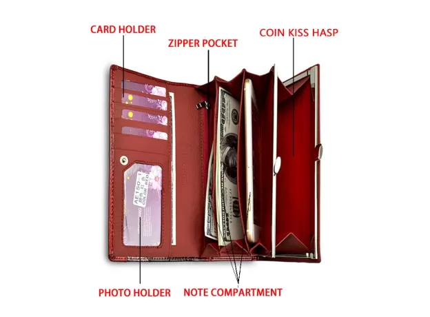 WALLETS BRAND DESIGN HIGH QUALITY LEATHER WALLET FEMALE HASP FASHION ALLIGATOR LONG WOMEN WALLETS