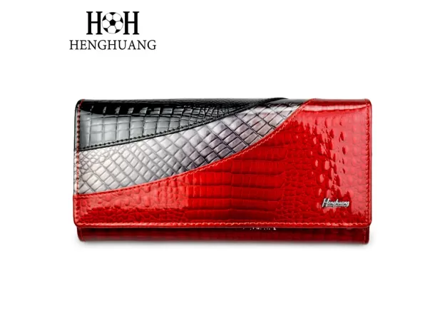 WALLETS BRAND DESIGN HIGH QUALITY LEATHER WALLET FEMALE HASP FASHION ALLIGATOR LONG WOMEN WALLETS