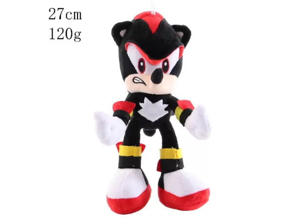 HIGH QUALITY 27CM BLUE SONIC PLUSH DOLL TOY SOFT SONIC STUFFED ANIMALS CHARACTERS KIDS TOYS
