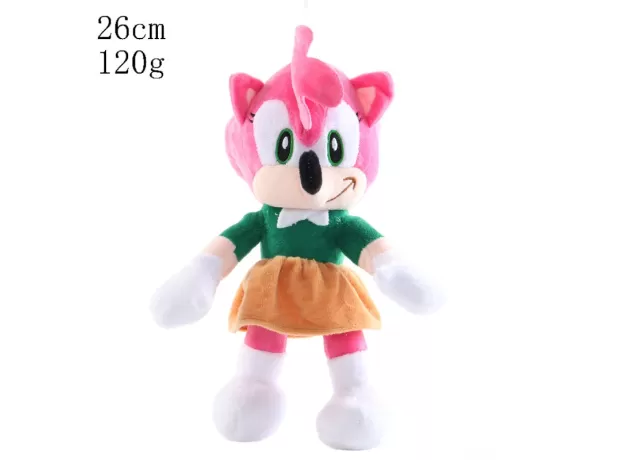 HIGH QUALITY 27CM BLUE SONIC PLUSH DOLL TOY SOFT SONIC STUFFED ANIMALS CHARACTERS KIDS TOYS