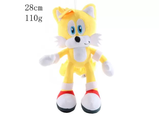 HIGH QUALITY 27CM BLUE SONIC PLUSH DOLL TOY SOFT SONIC STUFFED ANIMALS CHARACTERS KIDS TOYS