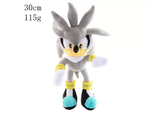 HIGH QUALITY 27CM BLUE SONIC PLUSH DOLL TOY SOFT SONIC STUFFED ANIMALS CHARACTERS KIDS TOYS