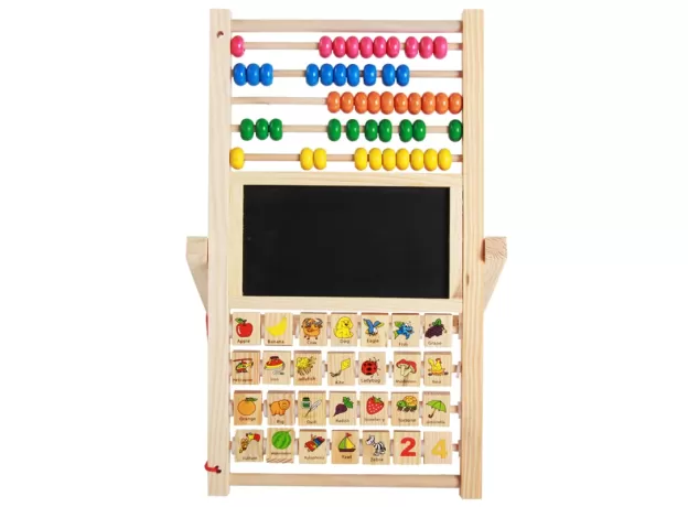 MULTIFUNCTION ABACUS LEARNING STAND WOODEN MONTESSORI TOYS COUNTING COGNITION BOARD EARLY EDUCATIONAL MATH TOY