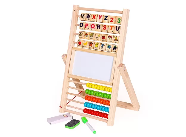 MULTIFUNCTION ABACUS LEARNING STAND WOODEN MONTESSORI TOYS COUNTING COGNITION BOARD EARLY EDUCATIONAL MATH TOY