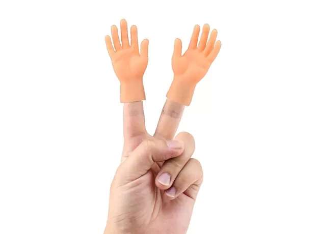 2 PCS/SET SCREEPY HALLOWEEN MINI FINGER HANDS TINY LEFT RIGHT HAND FOR GAME PARTY