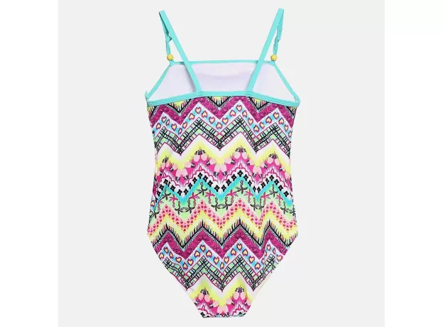 ONE-PIECE SWIMSUITS ETHNIC STYLE VINTAGE PRINTED SWIMWEAR KIDS TASSEL BIKINI BEACH WEAR