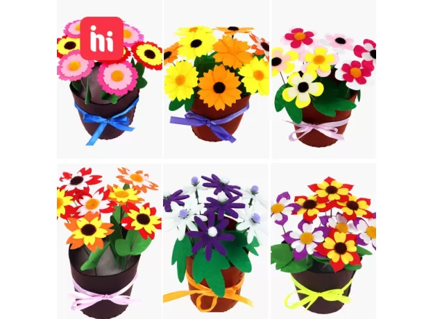 TOYS FOR CHILDREN CRAFTS KIDS DIY FLOWER POT POTTED PLANT KINDERGARTEN LEARNING EDUCATION TOYS