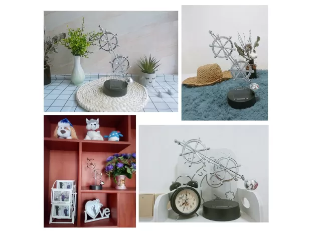 NEWTON CRADLE BALANCE PENDULUM BALLS FOR HOME OFFICE DECORATION NEWTON'S PENDULUM NEWTON BALLS