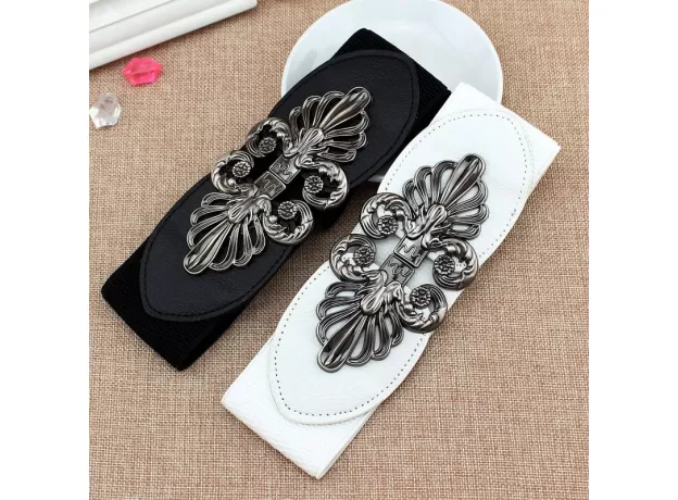 NEW FASHION KOREAN STYLE BUCKLE ELASTIC WIDE BELT WIDE CUMMERBUND STRAP BELT WAIST FEMALE