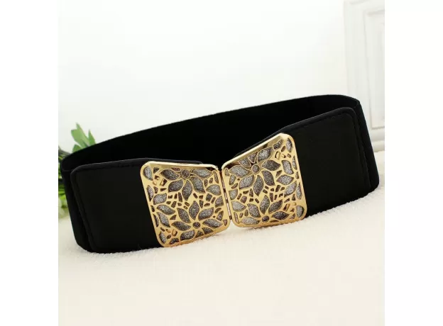 NEW FASHION KOREAN STYLE BUCKLE ELASTIC WIDE BELT WIDE CUMMERBUND STRAP BELT WAIST FEMALE