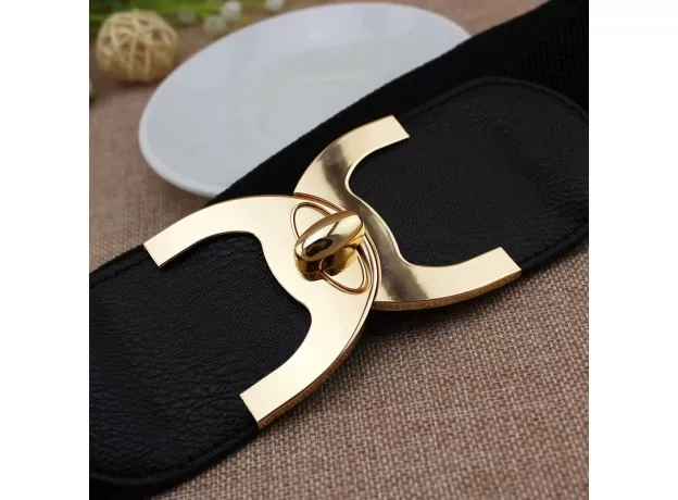NEW FASHION KOREAN STYLE BUCKLE ELASTIC WIDE BELT WIDE CUMMERBUND STRAP BELT WAIST FEMALE