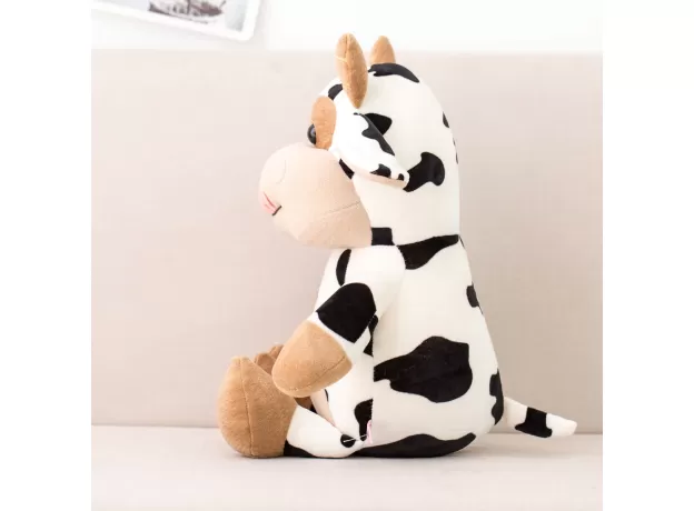 PLUSH COW TOY – CUTE CATTLE SOFT STUFFED ANIMAL DOLL FOR KIDS