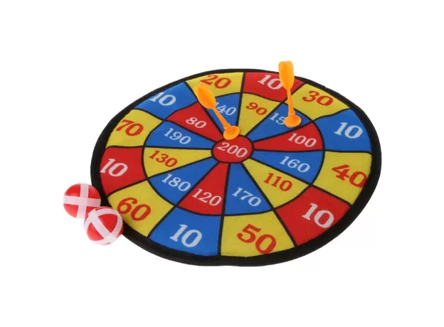 SPORTS TOYS FABRIC DART BOARD SET KID BALL TARGET GAME FOR CHILDREN SECURITY TOY