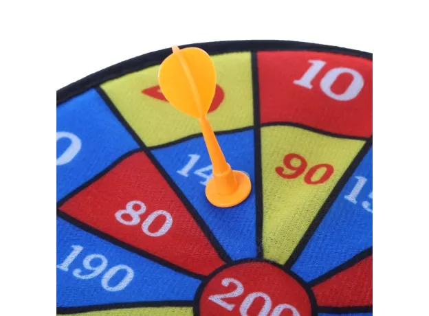 SPORTS TOYS FABRIC DART BOARD SET KID BALL TARGET GAME FOR CHILDREN SECURITY TOY