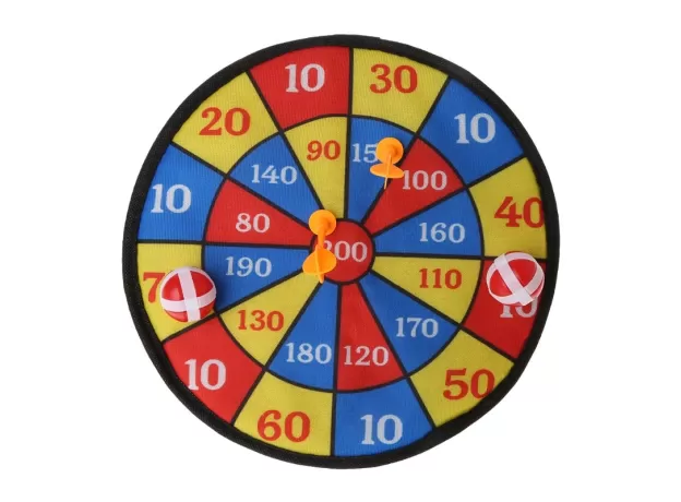 SPORTS TOYS FABRIC DART BOARD SET KID BALL TARGET GAME FOR CHILDREN SECURITY TOY