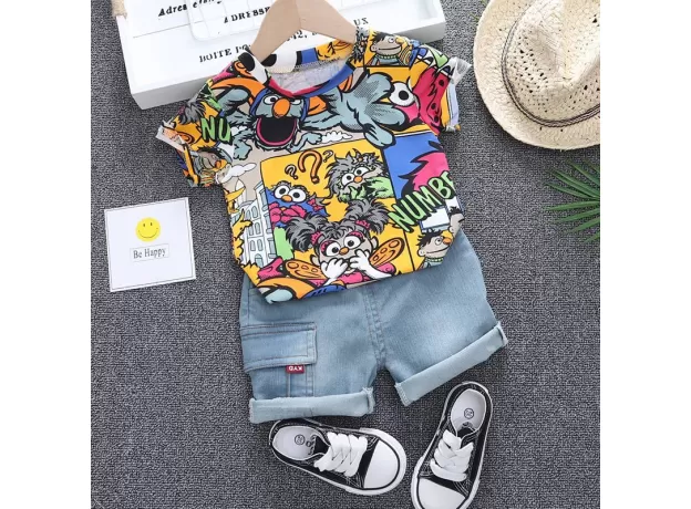 SUMMER BABY BOYS GIRLS CLOTHES FASHION COTTON INFANT SPORTS SUIT FOR BOY