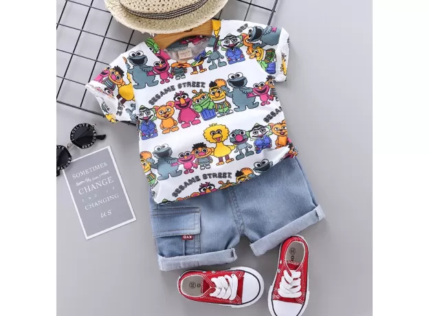 SUMMER BABY BOYS GIRLS CLOTHES FASHION COTTON INFANT SPORTS SUIT FOR BOY