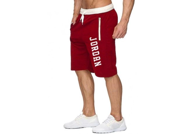 MEN LEISURE MEN KNEE LENGTH SHORTS COLOR PATCHWORK JOGGERS SHORT SWEATPANTS TROUSERS MEN BERMUDA SHORTS
