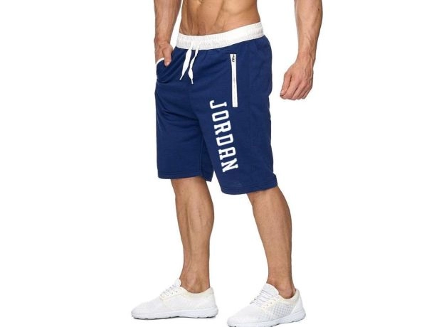 MEN LEISURE MEN KNEE LENGTH SHORTS COLOR PATCHWORK JOGGERS SHORT SWEATPANTS TROUSERS MEN BERMUDA SHORTS