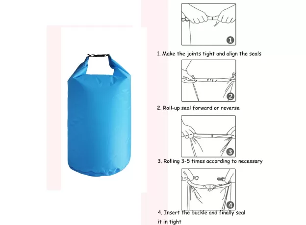 10L 20L WATERPROOF DRY BAG PACK SACK SWIMMING RAFTING KAYAKING RIVER TREKKING FLOATING SAILING