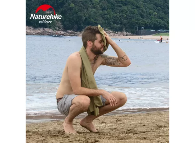 NATUREHIKE MICROFIBER TOWEL TRAVEL TOWEL FAST DRYING CAMPING TOWEL GYM YOGA SPORTS TOWEL