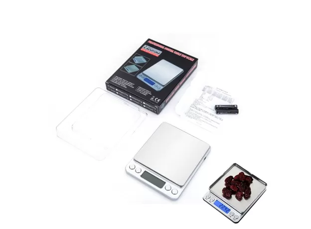 PRECISION LCD DIGITAL SCALES 500G/1/2/3KG MINI ELECTRONIC GRAMS WEIGHT BALANCE SCALE FOR TEA BAKING WEIGHING