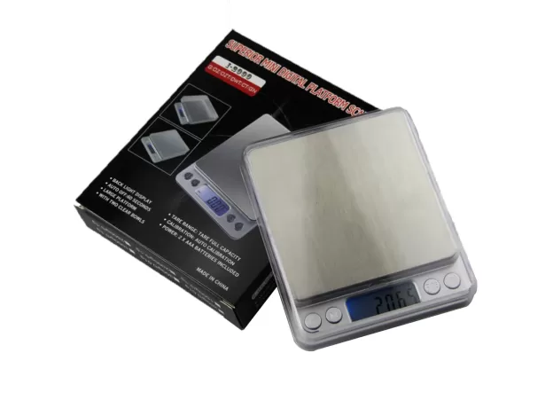 PRECISION LCD DIGITAL SCALES 500G/1/2/3KG MINI ELECTRONIC GRAMS WEIGHT BALANCE SCALE FOR TEA BAKING WEIGHING