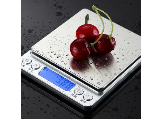PRECISION LCD DIGITAL SCALES 500G/1/2/3KG MINI ELECTRONIC GRAMS WEIGHT BALANCE SCALE FOR TEA BAKING WEIGHING
