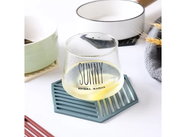 1PC SILICONE TABLEWARE INSULATION MAT COASTER CUP HEXAGON MATS PAD HEAT-INSULATED BOWL PLACEMAT