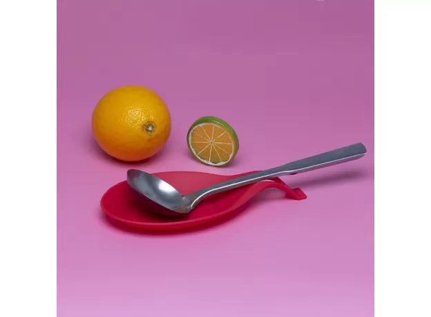 1PCS TABLE DECORATION SILICONE INSULATION HEAT RESISTANT SPOON REST KITCHEN TOOL SPOON PAD