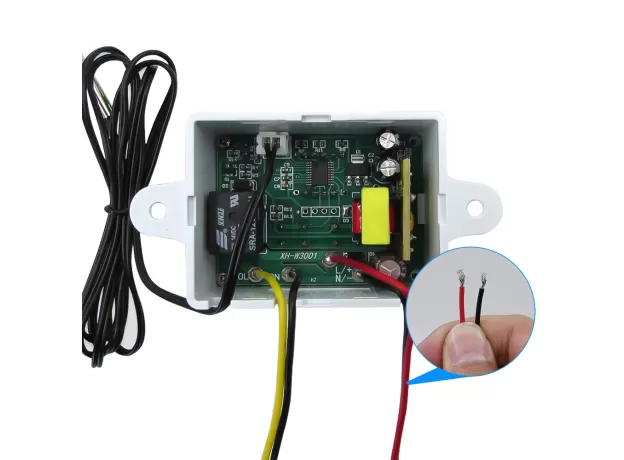 DIGITAL LED TEMPERATURE CONTROLLER FOR INCUBATOR  COOLING HEATING SWITCH THERMOSTAT NTC SENSOR